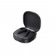 QCY Air Dark Grey Semi-Ear TWS Earbuds, quad Mic ENC multi-point connection, leather grain case