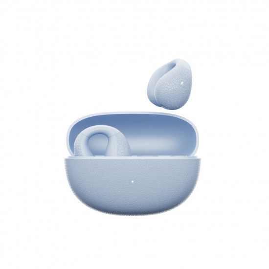 QCY Crossky C10 Blue Open Ear TPU Earclip, IPX5 Call Noise Reduction BT 5.4 Earbuds 30h