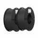 Creality EN-PLA Value Pack 2kg - Black - Black 1+1kg Ender 3D Printer Filament 3301010346