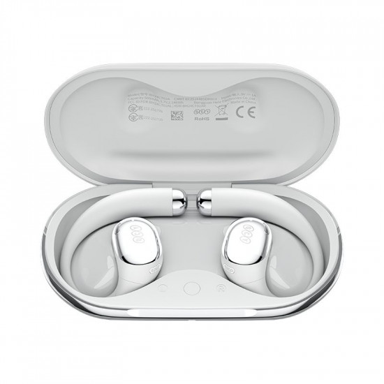 QCY Crossky R70 Gray (CT-02) Open Ear Wireless Headphones BT 6.0 SBC/AAC/LDAC 52 hours Hi-Res Audio