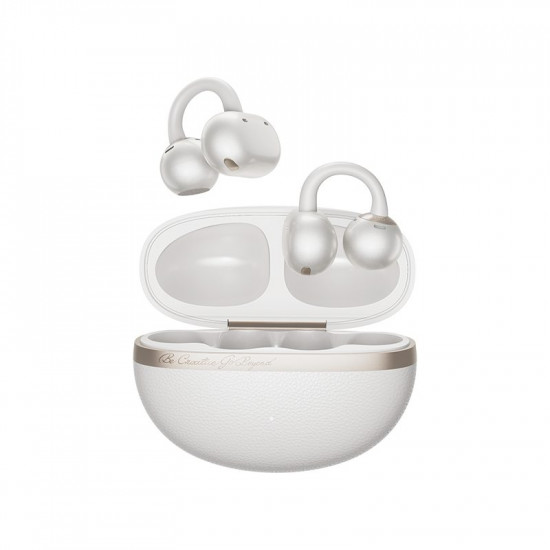 QCY Crossky C50 White (CT06) Open Ear Earclip, BT 6.0, IPX5 waterproof, 35h
