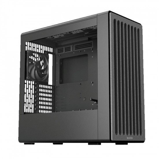 HAVN BF 360 Flow Black with 180mm fans - premium ATX mid-tower