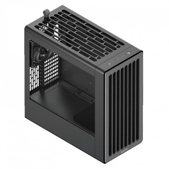 HAVN BF 360 Flow Black with 180mm fans - premium ATX mid-tower