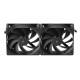 HAVN H18 Dual Pack Black 180mm A-RGB Metal Core Case Fan