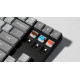 Keychron K1 Max (K1M-H1) ANSI 80% TKL Black Full Assembled Red Switch RGB Hot-Swap Wired Low Profile