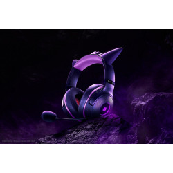 Kraken Kitty V2 Gengar Pokemon Ed. – RGB – USB 7.1 Gaming Headset – Purple Ears – PC / PS5 / SWITCH
