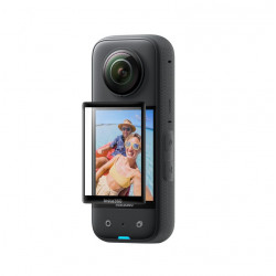 Insta360 X3 Screen Protector - Custom curved design for a precise fit. Tempered glass