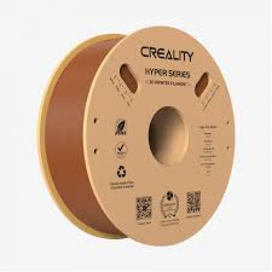 Creality Hyper PLA Brown 3D Printer Filament, High Speed, 1 kg Spool1.75