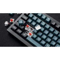 Keychron Q1 Pro (Q1P-M1) QMK/VIA Wireless Custom Mechanical Keyboard-Red Switch 75% US Layout