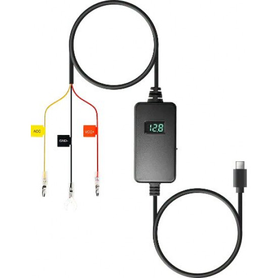 70mai UP06 Adustable Hardwire Kit for all USB-C 70mai Dash Cams (varius V to protect Car Battery)