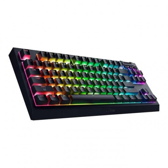 RAZER Blackwidow V4 TKL HYPERSPEED - RGB Wireless Hot-Swap Gaming Keyboard - Orange Tactile Switches