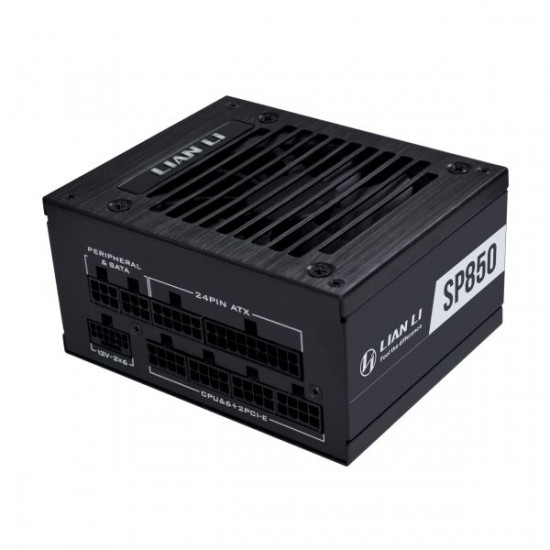 Lian Li SP850 V2 Gold Black - 850W SFX PSU - 12V-2x6 - Low Noise - 80 Plus Gold - ATX 3.1 - PCIe 5