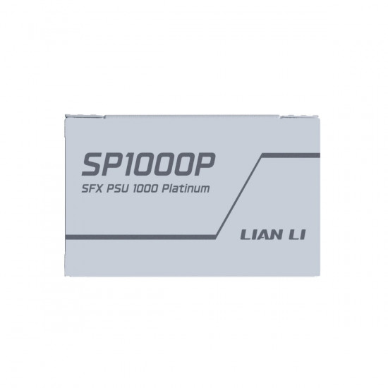 LIAN LI SP1000P White - 1000W 80+ Platinum PSU - 10 Years Warranty - 12V-2x6 - Japanese Capacitors