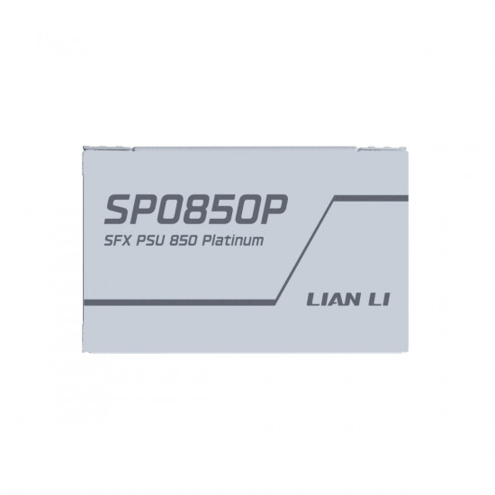 LIAN LI SP0850P White - 850W 80+ Platinum PSU - 10 Years Warranty - 12V-2x6 - Japanese Capacitors