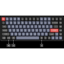 Keychron K2 Pro (K2P-J3) QMK/VIA Wireless Mechanical Keyboard-Brown Switch (Hot-Swappable) 75%US Lay