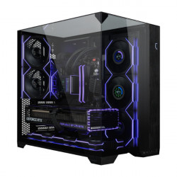 Lian Li UNI FAN TL-LCD Wireless Reverse 120 Black (3pcs  controller) Case Fan