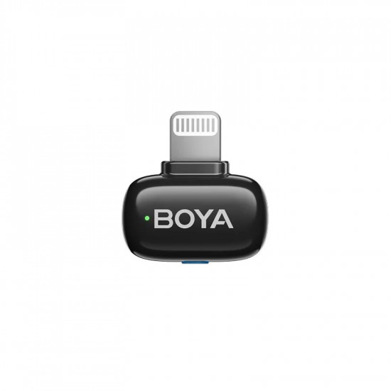 BOYA mini 2 Lightning & Type-C - 2,4GHz 2mic Wireless AI-ANC Mic w. Charging Box Mono/stereo/safety-