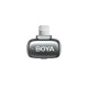 BOYA mini 2 Lightning & Type-C -Space Grey, 2,4GHz 2mic Wireless AI-ANC Mic w. Charging Box