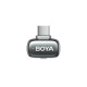 BOYA mini 2 Type-C Space Gray, 2,4GHz 2mic Wireless AI-ANC Mic w. Charging Box Mono/stereo/safety-tr