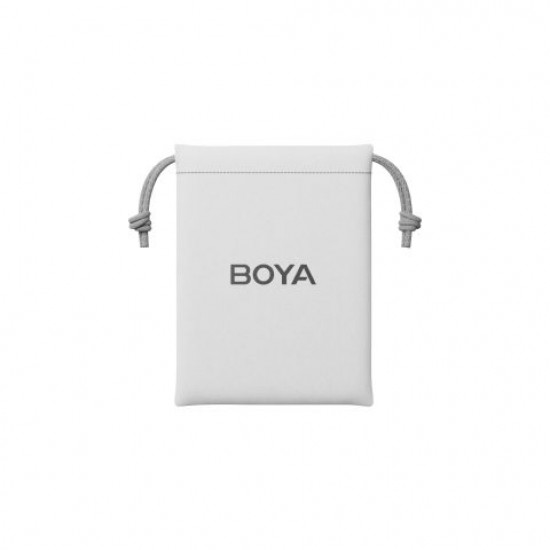 BOYA Mini iPhone Lightning & Type-C White - 2,4GHz 2mic Wireless Microphone with Charging Box