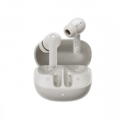 QCY Crossky C10 White Open Ear TPU Earclip, IPX5 Call Noise Reduction BT 5.4 Earbuds 30h