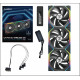 Lian Li UNIFAN SL Wireless 120 -3PCS Black (Triple pack include Controller) - Case Fan
