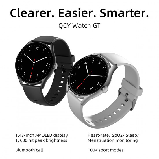 QCY Watch GT S8 Gray - 1,43
