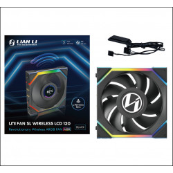 Lian Li UNIFAN SL Wireless LCD 120-1PCS Black - Case Fan