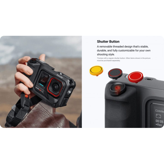 Insta360 Ace Pro 2 Xplorer Grip Pro Kit - Built-in 2010 mAh battery,mode switching,exposure control