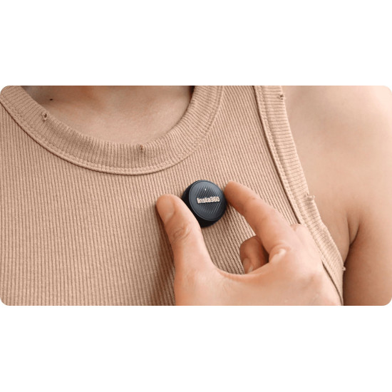 Insta360 Microphone Air (1 Transmitter, 1 Receiver) - 10H Battery, 300m range, built-in noise reduct