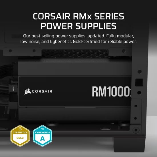 CORSAIR PSU RM1000x (Gold, Fully Modular CP-9020271-EU