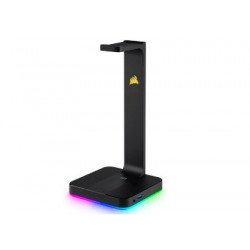 CORSAIR Premium Headset Stand ST100 RGB with 7.1 Surround Sound - Black CA-9011167-EU