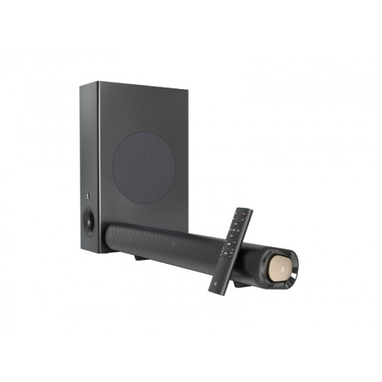 Creative Stage Pro 2.1 soundbar with subwoofer / 160W peak / 80W RMS / Dolby Audio / SuperWide / HDMI ARC / USB-C / Optical-in / AUX / Bluetooth 5.3 51MF8495AA000