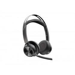Poly Voyager Focus 2 Microsoft Teams Certified USB-C-C Headset +USB-C/A Adapter +Charging Stand (9T9J6AA) 9T9J6AA