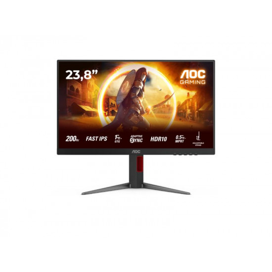 Monitor AOC 24G4HA/BK / 24'' FHD IPS / 200Hz – PN: 24G4HA/BK 24G4HA/BK