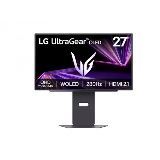 LG Gaming Monitor 27'' UltraGear™ QHD 4th Gen. OLED ¦ 280Hz, VESA DisplayHDR™ True Black 500  (27GX700A) 27GX700A