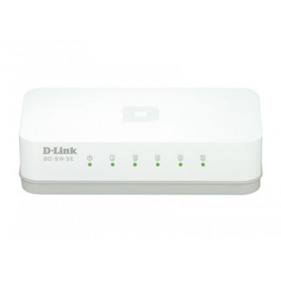 D-Link Desktop Switch 5-Port Fast Ethernet Easy (GO-SW-5E) GO-SW-5E