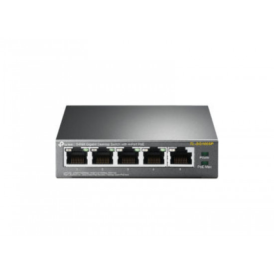 Tp-Link 5-Port Gigabit Desktop Switch with 4-Port PoE+(TL-SG1005P) TL-SG1005P