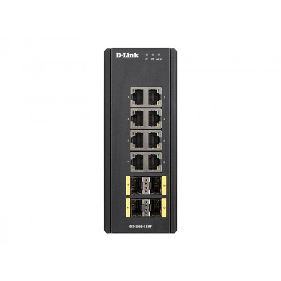 D-Link Switch 12-Port Industrial Gigabit Managed (DIS-300G-12SW) DIS-300G-12SW