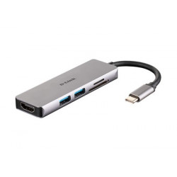 D-Link 5-in-1 USB-C Hub with HDMI and SD/microSD Card Reader (DUB-M530) DUB-M530