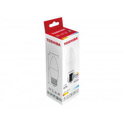 TOSHIBA LED C37 E27 7W 3000K DELS-CD3400727AE21