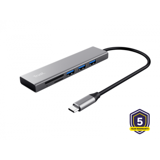 HUB USB-C TRUST HALYX & CARDREADER 24191 24191