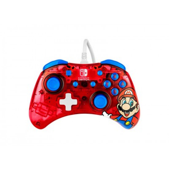 PDP - Wired Controller for Nintendo Switch and Pc Mario Red/Blue Candy 500-181-EU-MAR