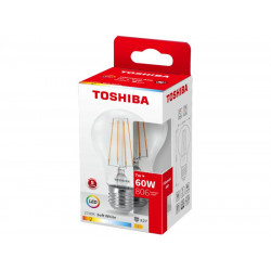 TOSHIBA LED FILAMENT A60 E27 7W 2700K DELS-FBW400727AE11