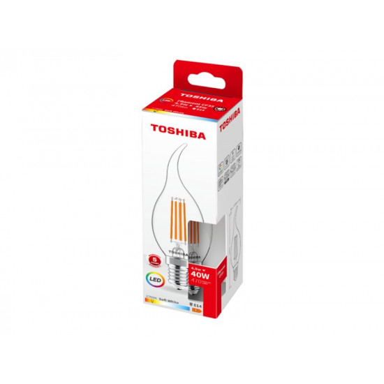 TOSHIBA LED FILAMENT CF35 E14 4.5W 2700K DELS-FCW44P5L4AF11