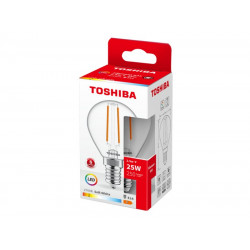 TOSHIBA LED FILAMENT G45 E14 2.5W 2700K DELS-FGW42P514AF11