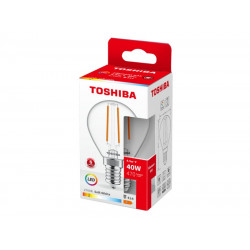 TOSHIBA LED FILAMENT G45 E14 4.5W 2700K DELS-FGW44P514AF11