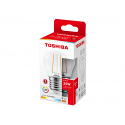 TOSHIBA LED FILAMENT G45 E27 2.5W 2700K DELS-FGW42P527AF11