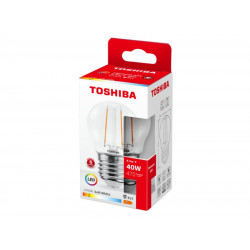 TOSHIBA LED FILAMENT G45 E27 4.5W 2700K DELS-FGW44P527AF11