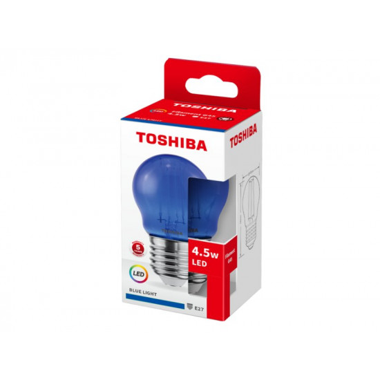 TOSHIBA LED FILAMENT COLOR BLUE G45 E27 4.5W DELS-FGB44P5B7AF11